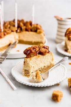 Salted Caramel Blondie Cheesecake
