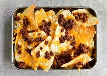 Nachos with Melting Cheese