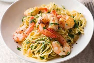  King Prawns Linguine