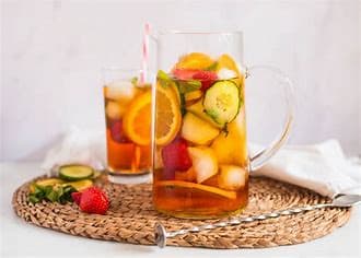 Pimms with Lemonade